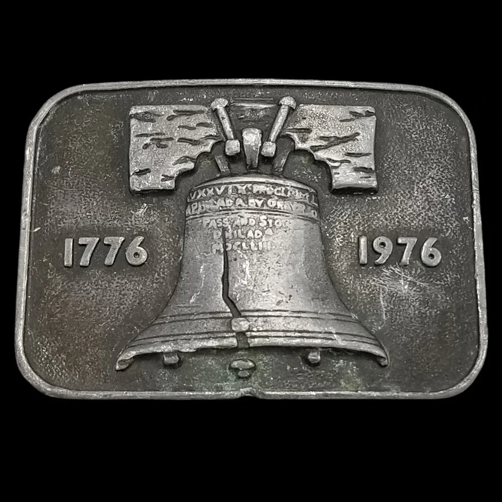 1976 Vintage‎ Liberty Bell 1776 1976 Bicentennial Belt Buckle Made In The USA